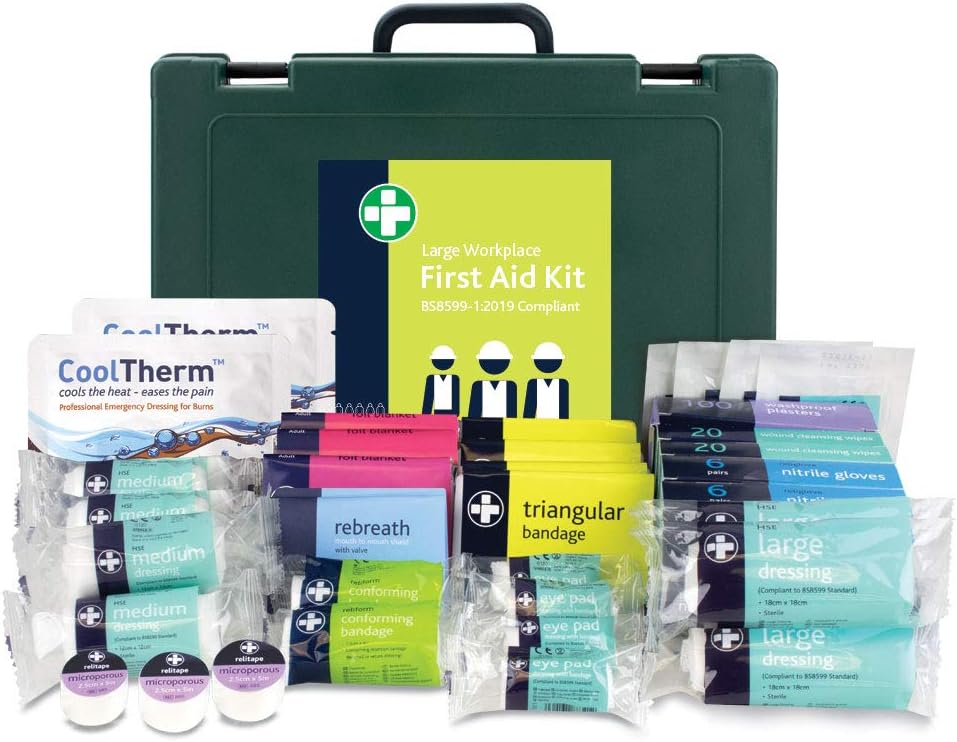 Reliance REL688 BS8599-1 Workplace Kit, Stockholm Bag, 19 cm H x 12 cm W x 8 cm D, Small: Health & Personal Care