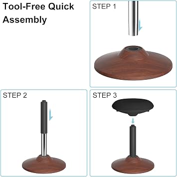 Active Wobble Stool for Standing Desk - Height Adjustable Ergonomic Office Stool (19.7