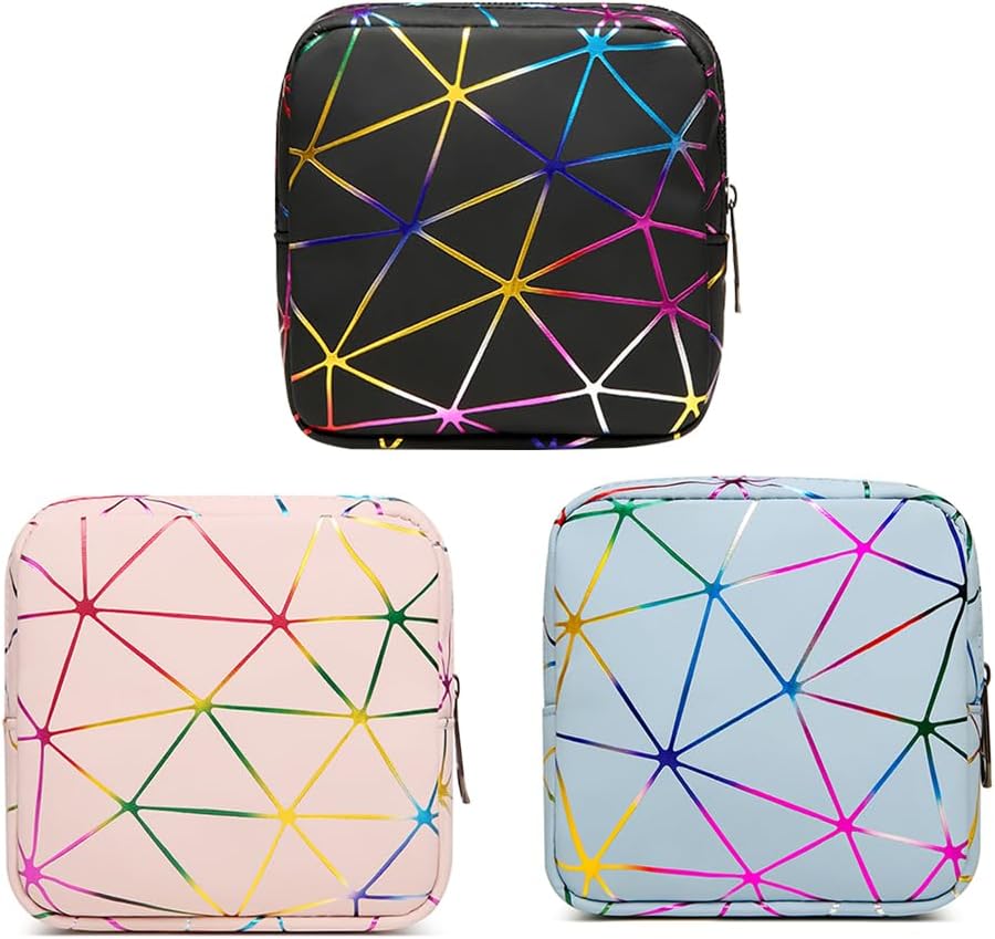 Period Bag Pouch Sanitary Napkin Storage Bag for Girls for School – Feminine Product Pad Pouches – Tampon Holder Purse – Makeup Brush Bags for Women Period Bag Pouch Sanitary Napkin Storage Bag for Girls for School – Feminine Product Pad Pouches – Tampon Holder Purse – Makeup Brush Bags for Women