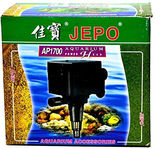 AQUATICA ENTERPRISESAP1700 Aquarium Pump, Submersible Internal Power Head 750 LPH, 18W, HMax-1.7M