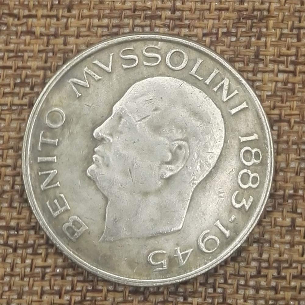 Moneta da Collezione Argento Dollaro Argento Mussolini 38mm