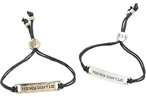 Friends Don't Lie Best Friend Cord Bracelet Set