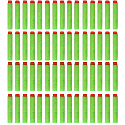 queenshiny 7,2 cm Bleu mousse 100 pcs dards pour Nerf N-grève Elite série Blasters Toy Gun