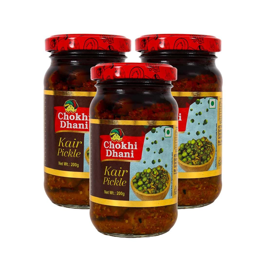 Chokhi DhaniKair Pickle 200 gm, Pack of 3