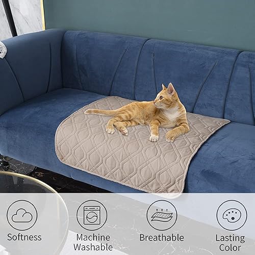 Miniatura 22 de Ameritex - Manta impermeable para cama de perro, manta reversible para muebles, cama, sofá