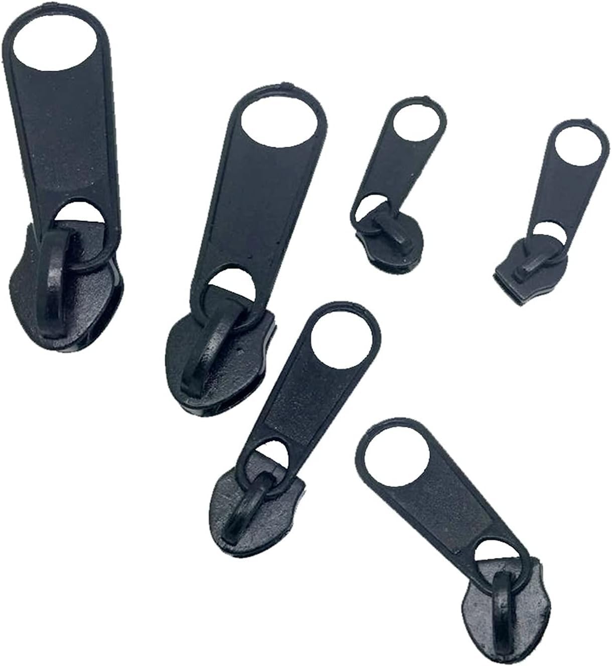 Zipper Pull, 6Pcs Fix Zip Puller Sliders Head Repair Instant Kit Removable Replacement