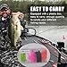 Crappie Jigs Marabou Feather Hair Jigs Bass Fishing Lure Jig Heads Hook for Crappie Trout Walleye Panfish 1/8oz 1/16oz 1/32oz