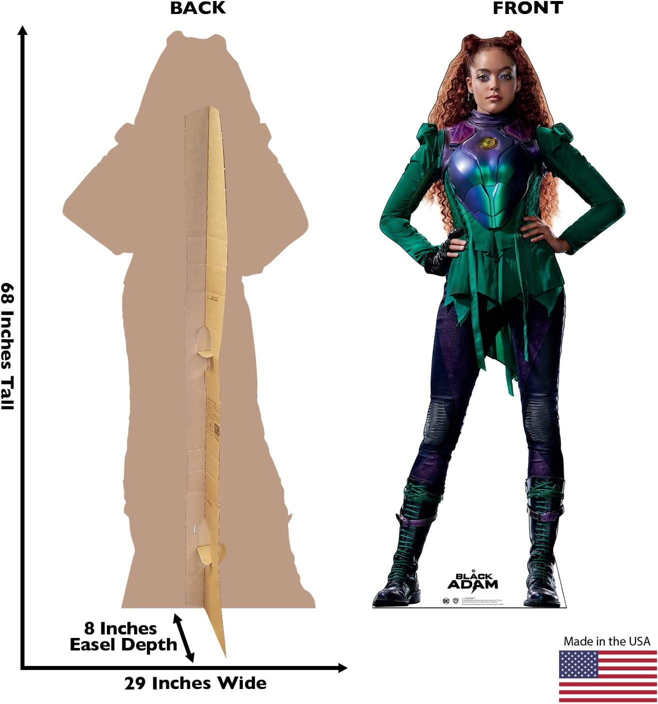 Cardboard People Cyclone Cardboard Cutout Standup - Black Adam (2022 Film)