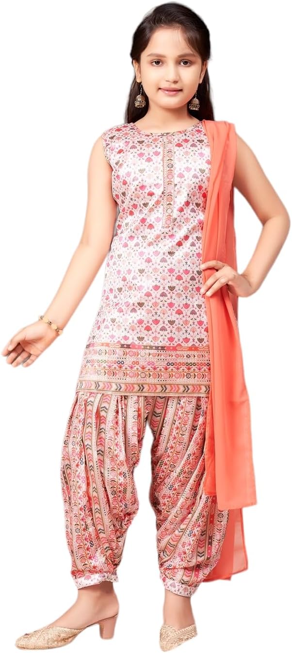 aarikkaGirls Kurti Patiala Set