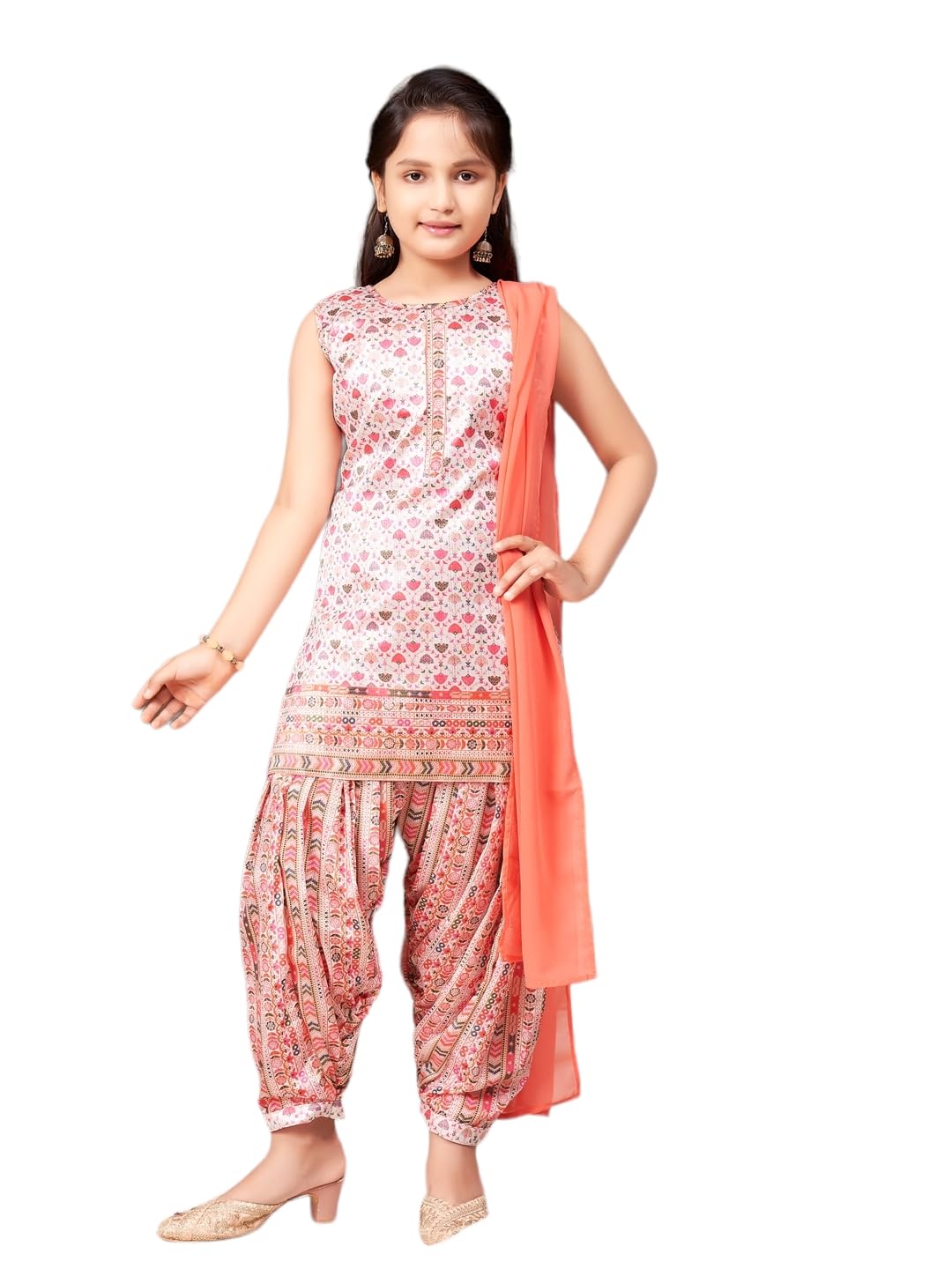 aarikkaGirls Kurti Patiala Set