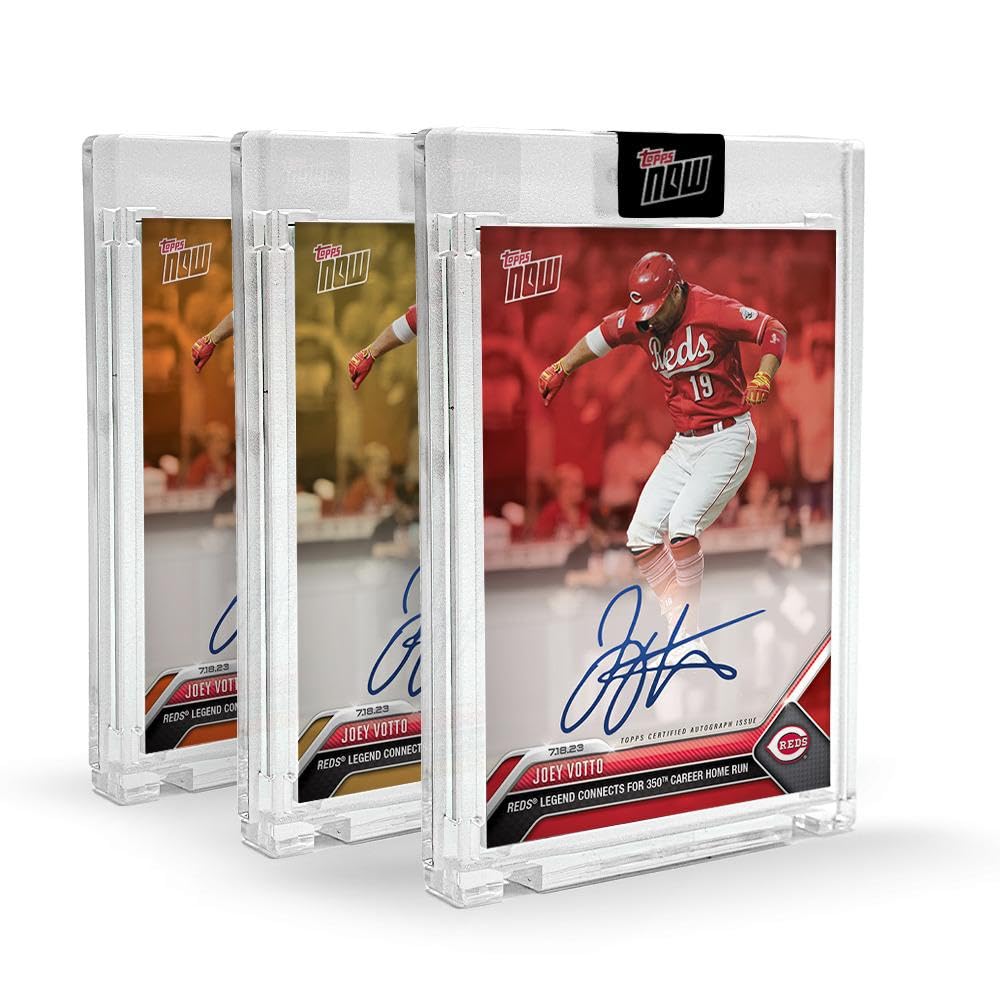 Amazon.com: JOEY VOTTO SIGNED 350th CAREER HR TOPPS NOW #584