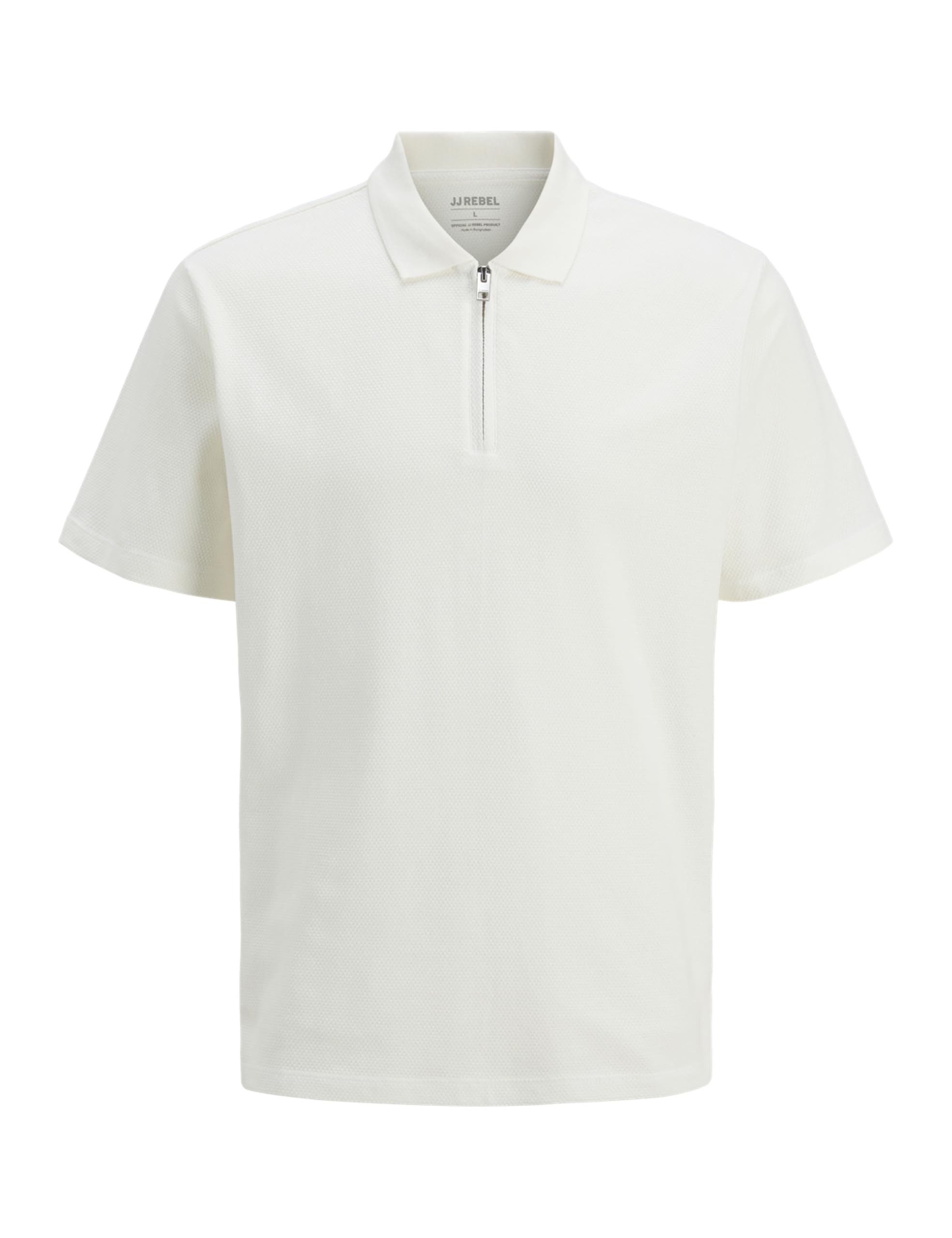 JJ REBEL Jrebreeze Polo SS, Cloud Dancer, M