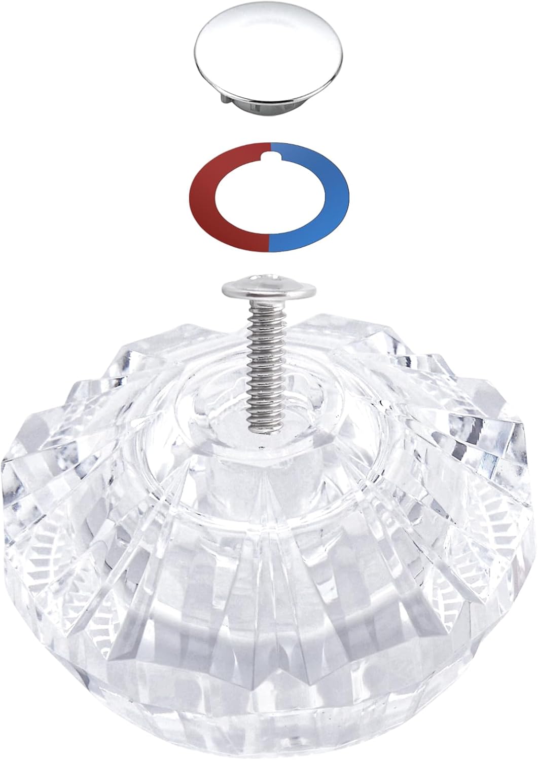 Shower Knob Replacement for Price Pfister Shower Handle 940-240 and 940-950A One-Handle Tub Kit Clear Acrylic