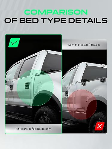 Miniatura 11 de YHTAUTO Cubierta tonneau enrollable suave de 6.4 pies (76 pulgadas) compatible con Dodge Ram 1500 2009-2018, Ram 1500 Classic 2019-2024, Ram