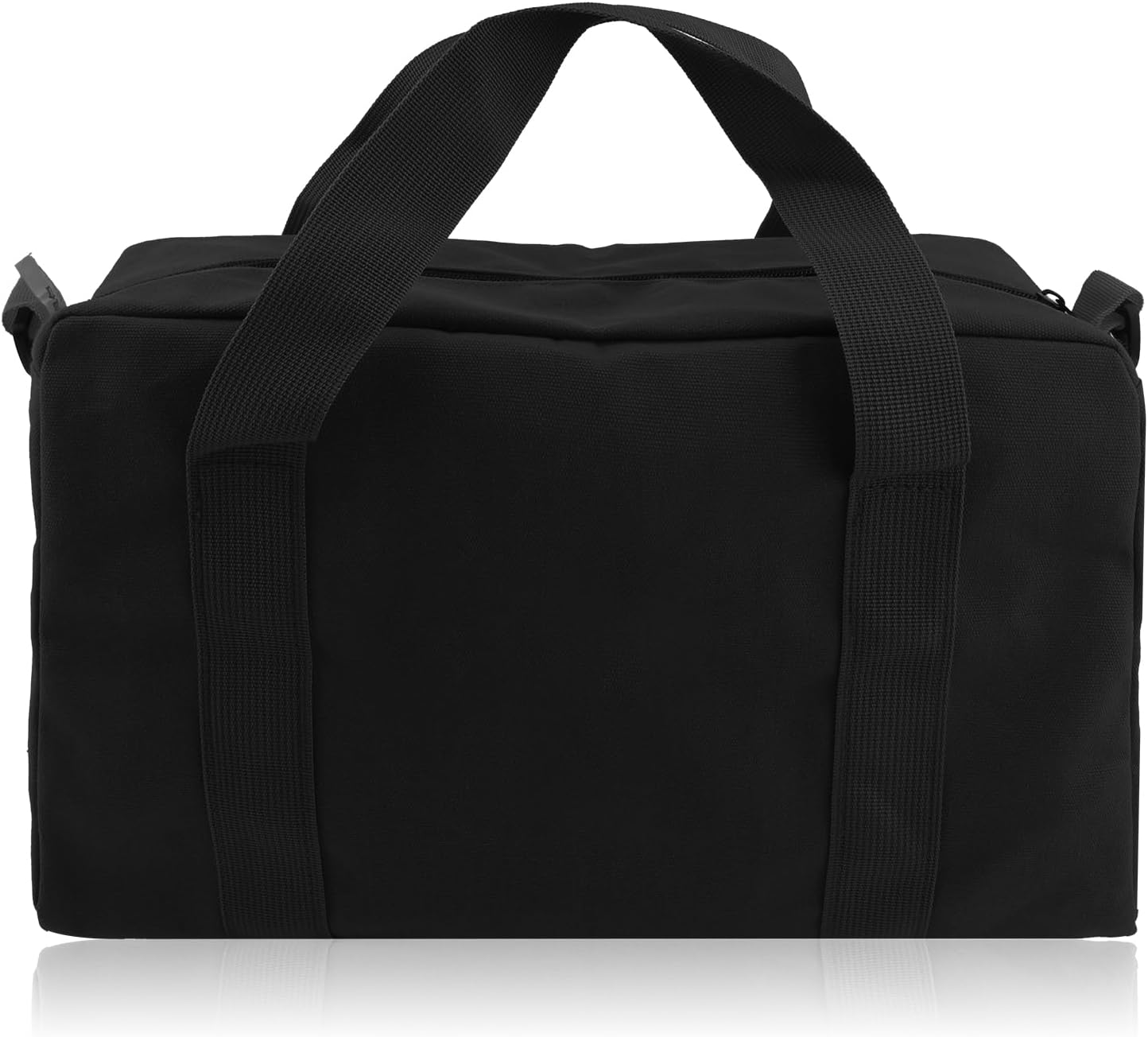 Small Tool Bag,Close Top Wide Mouth Tool Organizer Bag,Large Capacity Tool Bags for Men,Canvas Tool Storage Bag for Storage Handbag for Screwdrivers,Wrench,Pliers Hand Tools (black, 20 Inch)