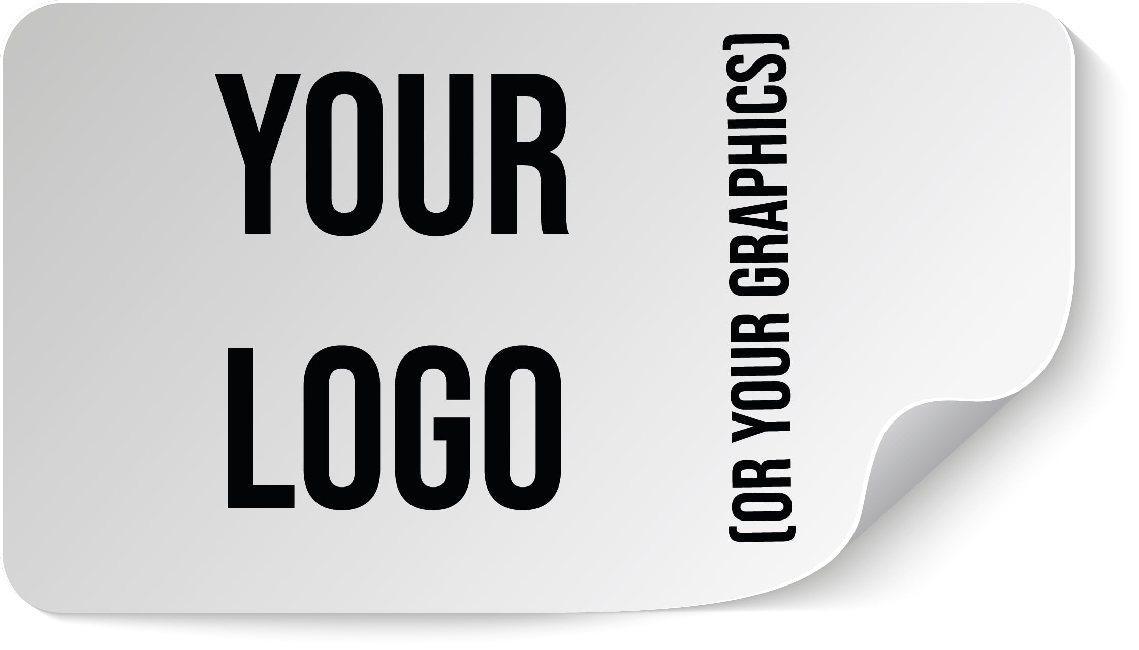 100 Multi-Purpose Customisable Stickers – Insert Your Logo or Graphic. Selectable Sizes from 2 cm to 20 cm. Ideal for Decorations, Labels, and Creative Projects (Rectangulaire)