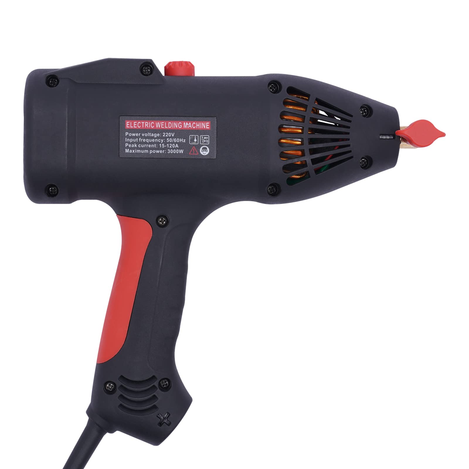 KEPSLERYZ Handheld Welding Machine 220V 3000W 15-120A Portable ARC Welder with Intelligent Display, One-Handed Operation, for Alloy/Stainless/Carbon Steel (Includes Carry Bag & Accessories)