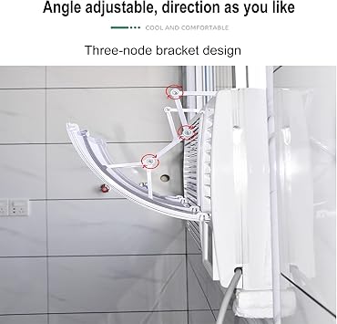 Air Conditioner Deflector, Air Deflector for Window Ac Unit, Air Conditioning Windshield, Retractable, of Abs Material Easy to Install, 116.6inch (Size : Up and down wind guide)