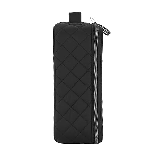 Miniatura 6 de Scünci by Conair - Estuche de maquillaje para maquillaje, bolsa de maquillaje, organizador de viaje para mujeres, color negro