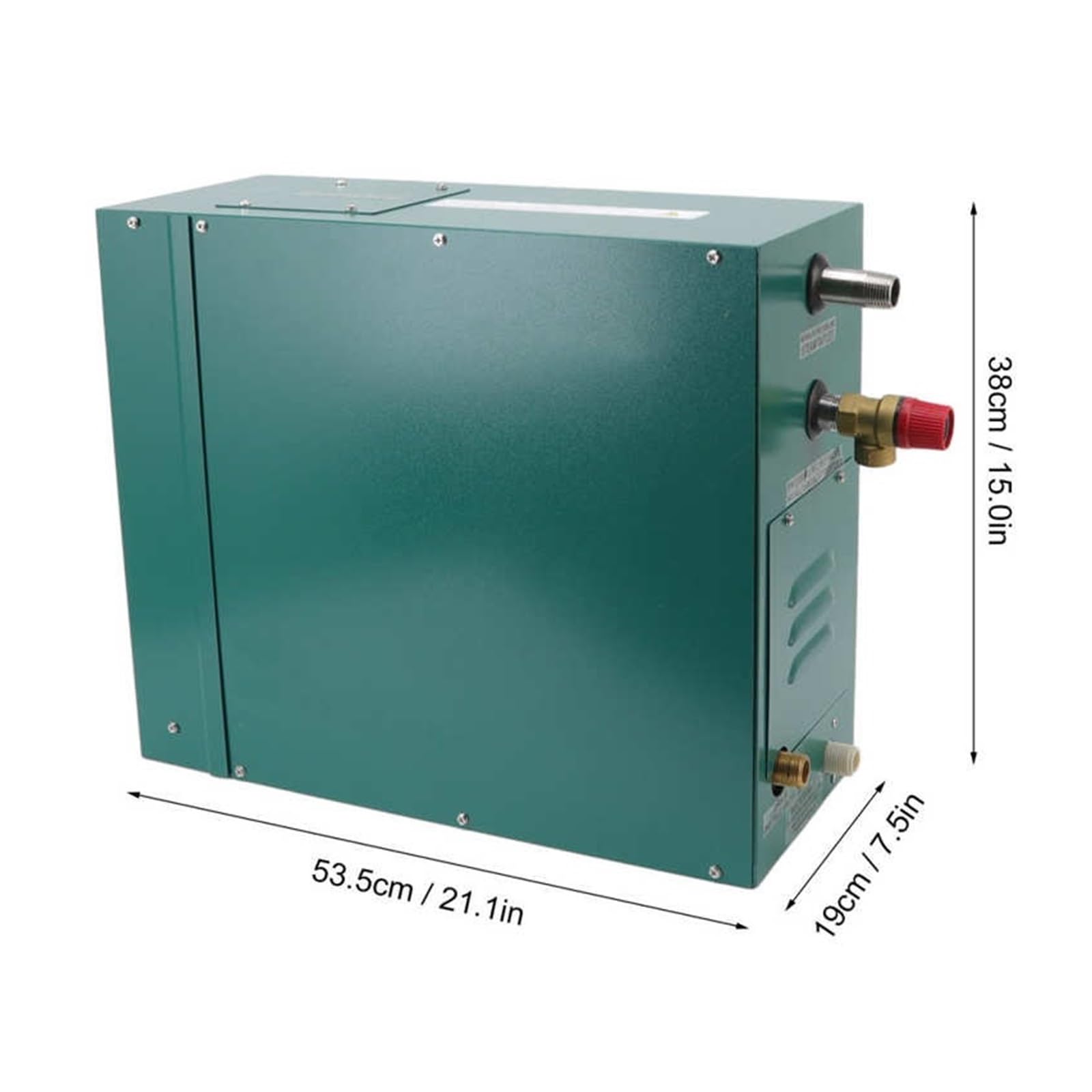 Generator łaźni parowej, Generator pary 6KW DO60 SPA Samoodpływowy generator pary, system prysznica parowego ze stali nierdzewnej do sauny domowej