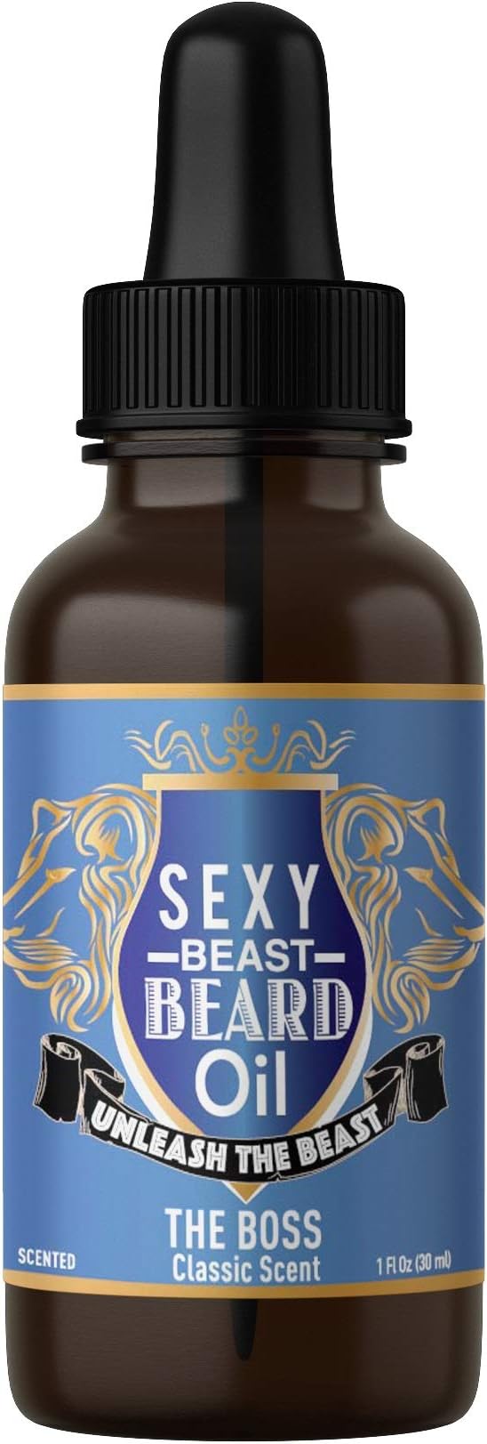 #1 BEST Beard Oil For Men, 9 Oil Blend Stimulates Facial Hair + Beard & Mustache Growth + Repairs Frizzy Hair + Eliminates Dry Itchy Skin For A Thicker Fuller Sexy Beard (BOSS SCENT) Get ONE Now.