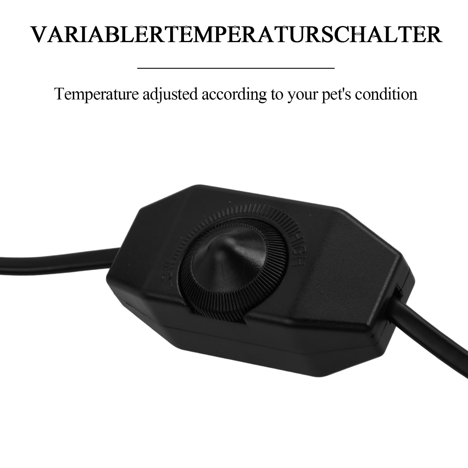 Tappetino Riscaldante Per Rettili 5W In Grafene – Temperatura Regolabile, Impermeabile, Per Tartarughe E Serpenti