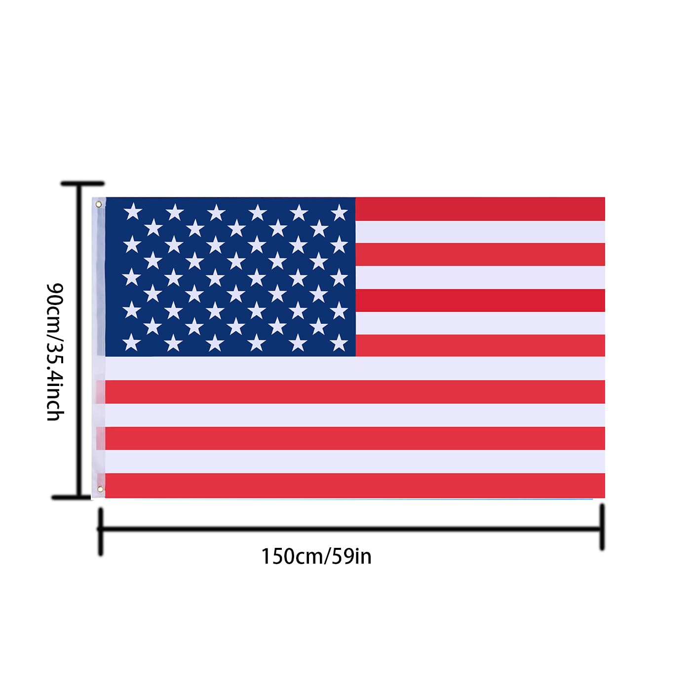 America fan cheering set, outdoor cheering football matches,10 HandHeld Stick Flag, 1 America Flag 3x5 Feet for Outside, 2 tattoo stickers, 2 fan bracelets, bar fan gatherings (American)
