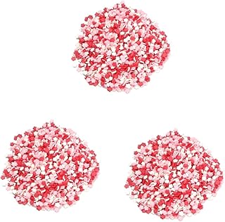 VILLCASE 3 Pçs Decoração De Coração Capa De Telefone 3D Decorações De Cabelo Capa De Telefone 3D Encantos Suprimentos Cabochão Encantos Capa De Telefone DIY Assceeories Scrapbook Decoração