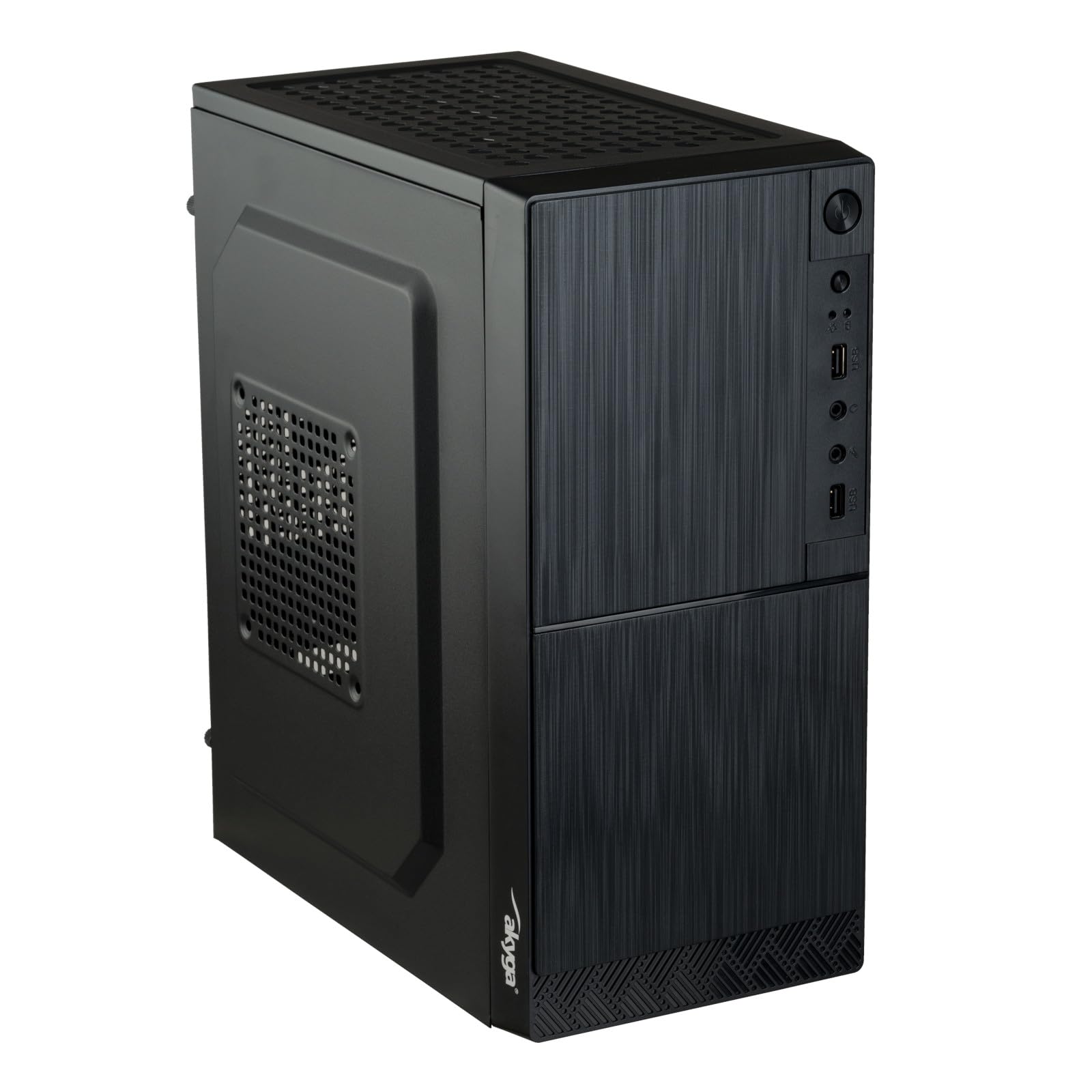 AKYGA Caja Micro ATX AK35BK 2X USB 2.0 Negro SIN Fuente