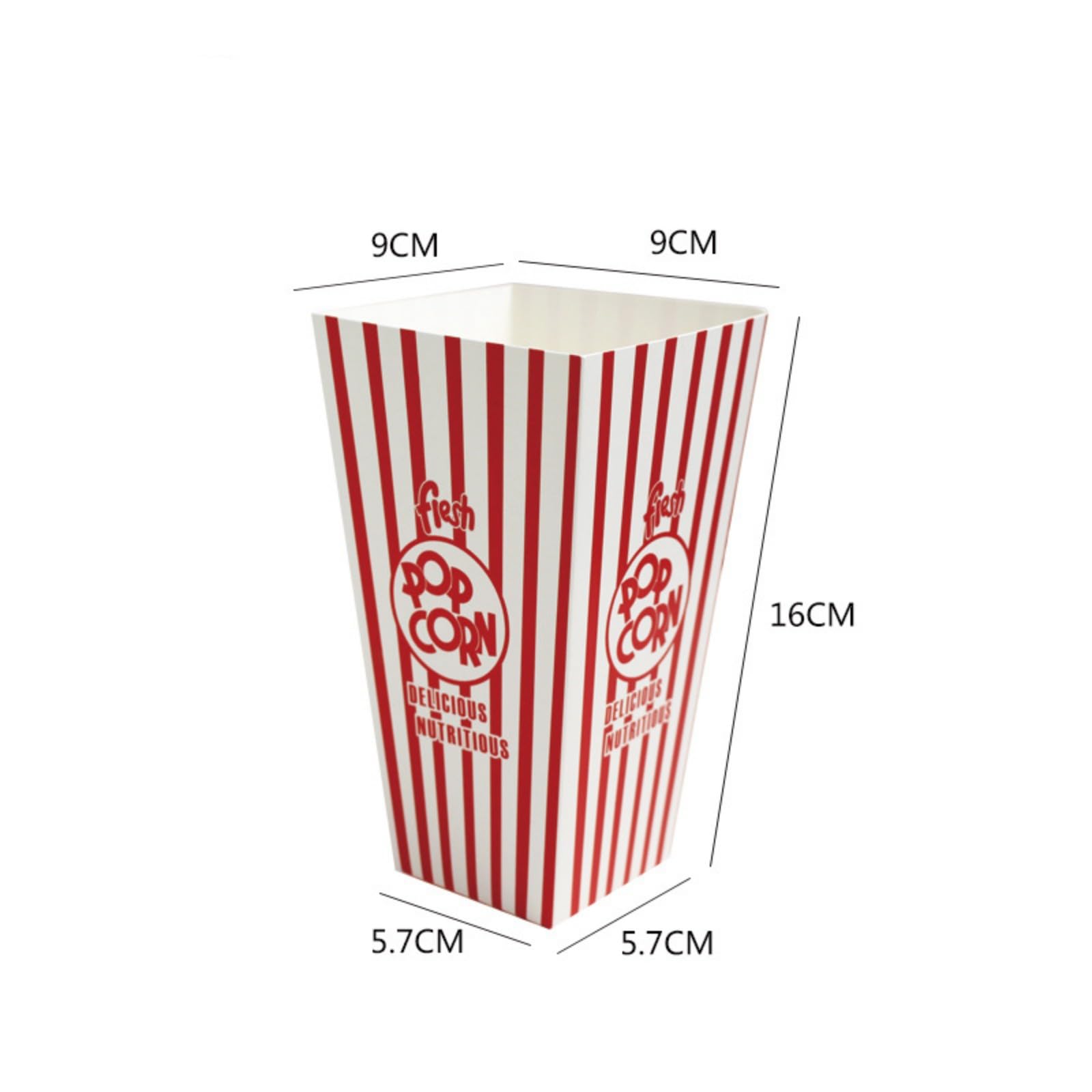 75 Pezzi Scatole di Popcorn, 5 Colori Sacchetti Pop Corn, Contenitori Pop Corn Carta, Mini Porta Pop Corn Festa, Adatto per Feste, Cinema, Spuntini