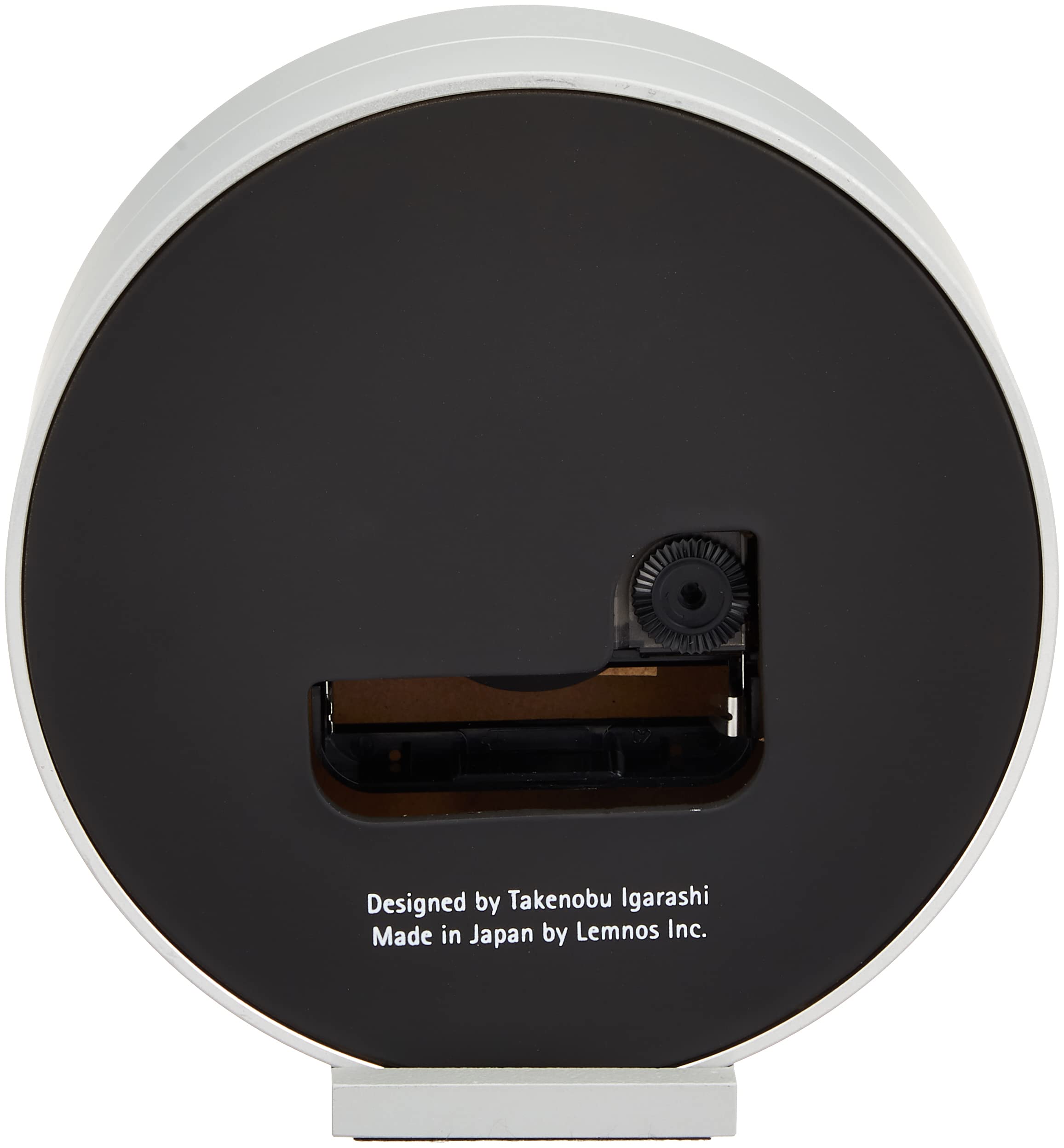 Amazon.co.jp: レムノス 置き時計 アルミ 灰 エキクロック Sサイズ eki