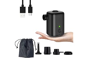 Portable Rechargeable Electric Air Pump for Camping and Home Use