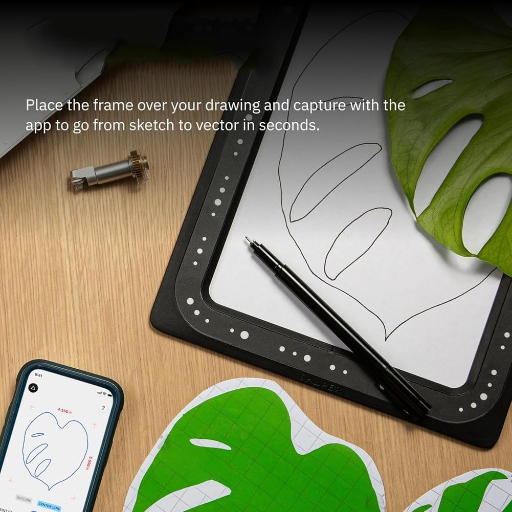 Shaper Trace Drawing Conversion Tool - Vektor- und SVG-Erstellungskit, Kompatibel mit CNC- und Vinylschneidern