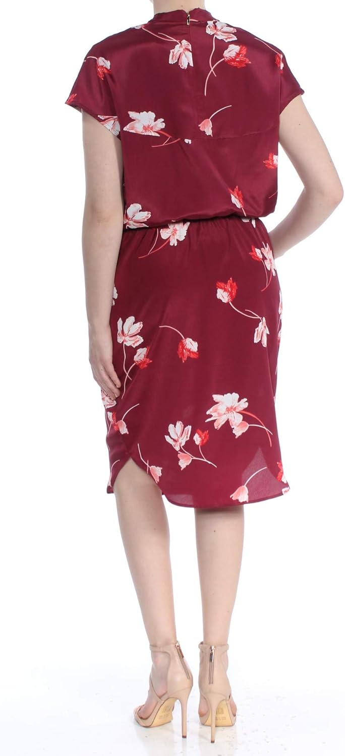 Ralph Lauren Womens Bolorma Sheath Dress, Red, 10