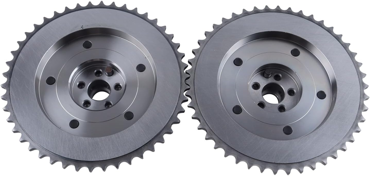 FEIDKS Engine Variable Timing Sprocket Cam Camshaft Phaser Gear Fit for Buiick Regal Chevrolet Cobalt Equinox Malibu HHR Pontiac G6 2.0L 2.4L 2pcs Set | OE# 12578515 12578516, 917-270 917-254