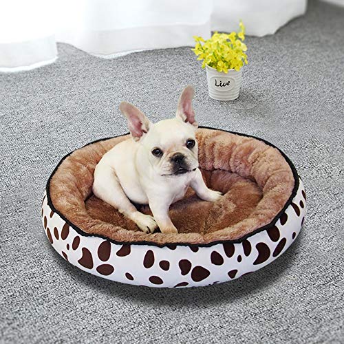 Matelas pour chien lavable M Yuxin Zhochen - Lit chaud dot brown