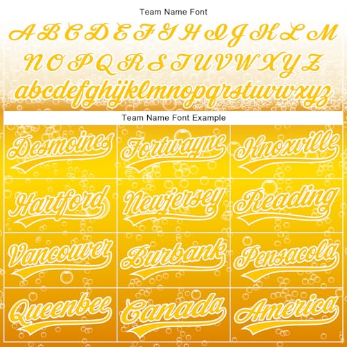 Custom Beer-Themed Baseball Jersey Personalized Team Uniform Stitched Name Numbers Sports Fan Shirts for Men Women Boys miniatura 4