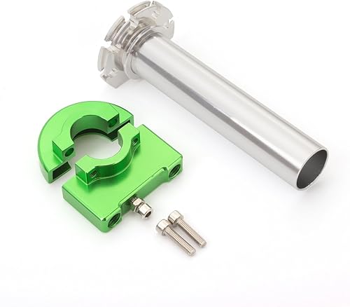 Miniatura 3 de Krace - Agarraderas de mano para motocicleta de 78 pulgadas con tubo de acelerador anodizado CNC de giro rápido, control de palanca motorizado para