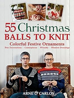Books,Crafts, Hobbies & Home,Crafts & Hobbies 55 Christmas Balls to Knit: Colorful Festive Ornaments, Tree Decorations, Centerpieces, Wreaths, Window Dressings Arne Nerjordet