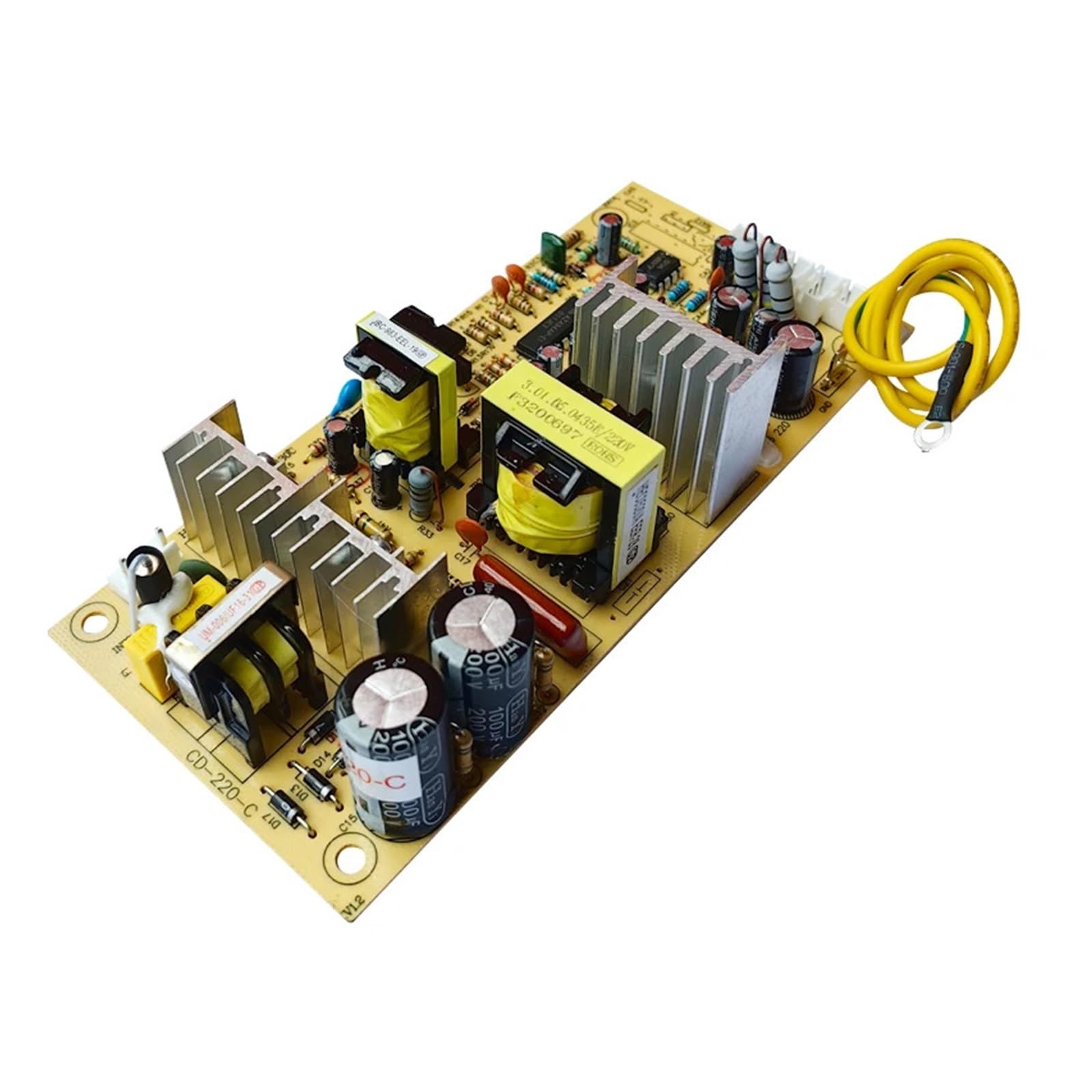 Scheda di controllo CD-220-C PCB11122K6 | Compatibile con refrigeratori for vino da 220 V | Sostituzione della scheda di circuito HYS60-12-KD con protezione da sovraccarico (certificazione CE/RoHS)