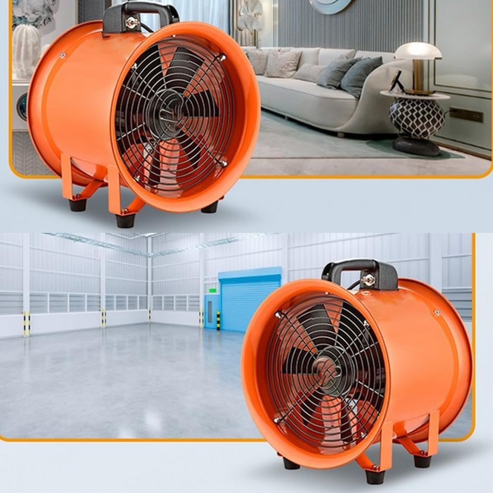 2800 R/Min High Speed Industrial Exhaust Fan 16Inch High Air Volume Utility Garage Blower Fan with Shock-Absorbing Foot Pads for Basements, Workshops(1500W),14 inches