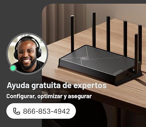 Miniatura 4 de TP-Link Router Wi-Fi 7 de doble banda Archer BE6500 (Archer BE400)  Puertos duales de 2.5 Gbps USB 3.0  Cubre hasta 2,400 pies cuadrados y 90