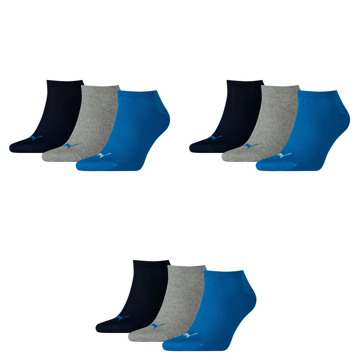 PUMA Chaussettes de Sport (Lot de 3) Homme