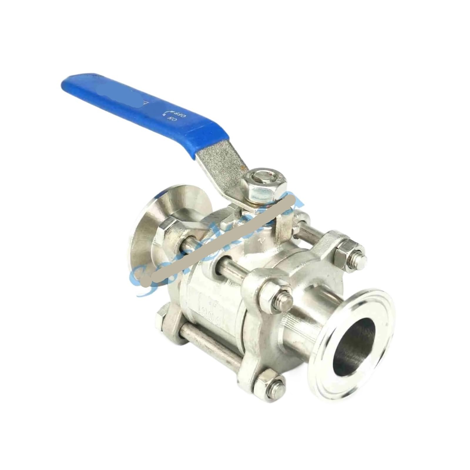 Robinet à tournant sphérique DN25 inox SS304 pour tuyau 32 mm raccord sanitaire