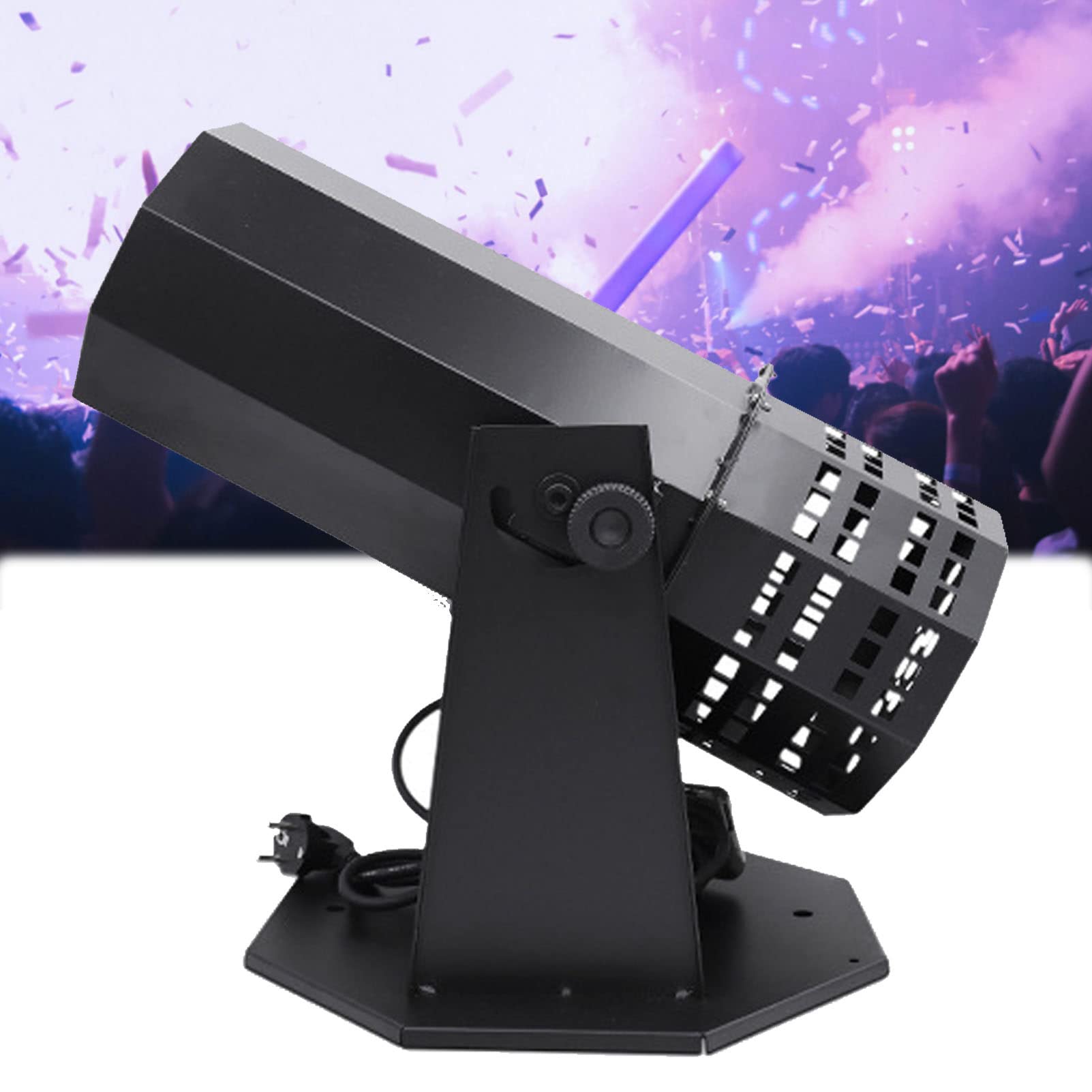 ANUU Máquina de Confeti electrónica, máquina de pulverización de Confeti para Ambiente de Bar, Pistola de Confeti de pétalos de Plata para Escenario, máquina de Confeti para Celebraciones