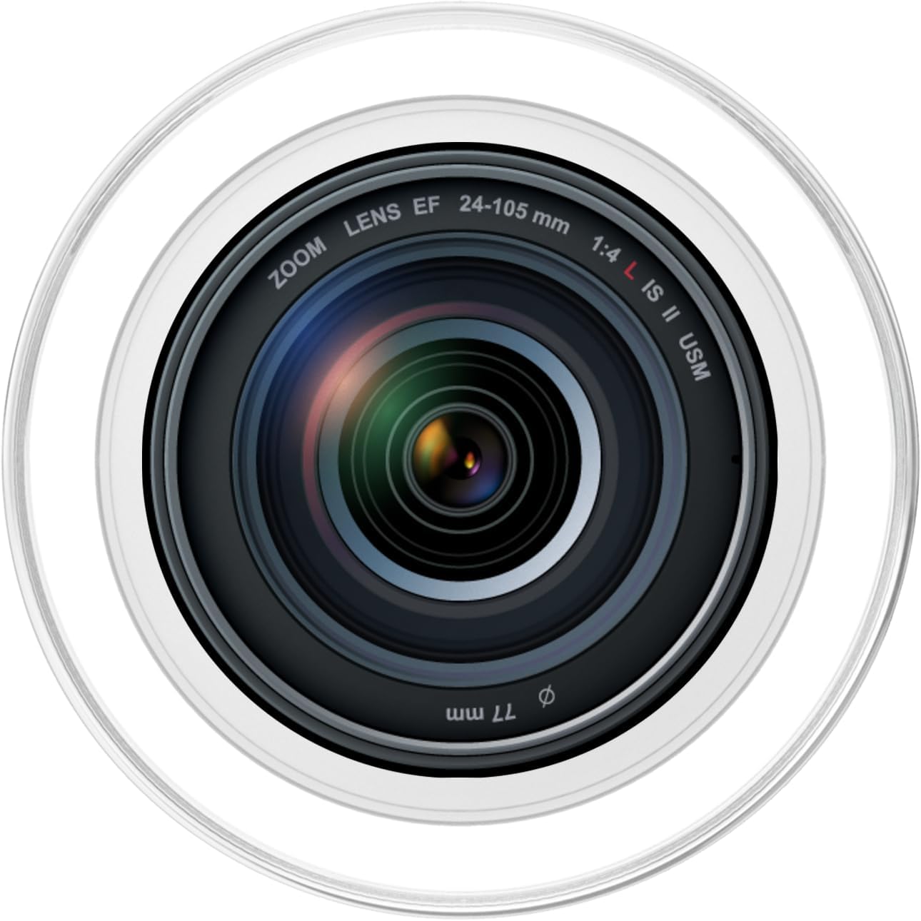 A Hidden Camera Lens Art For Photography Accessories Fun PopSockets PopGrip for MagSafe