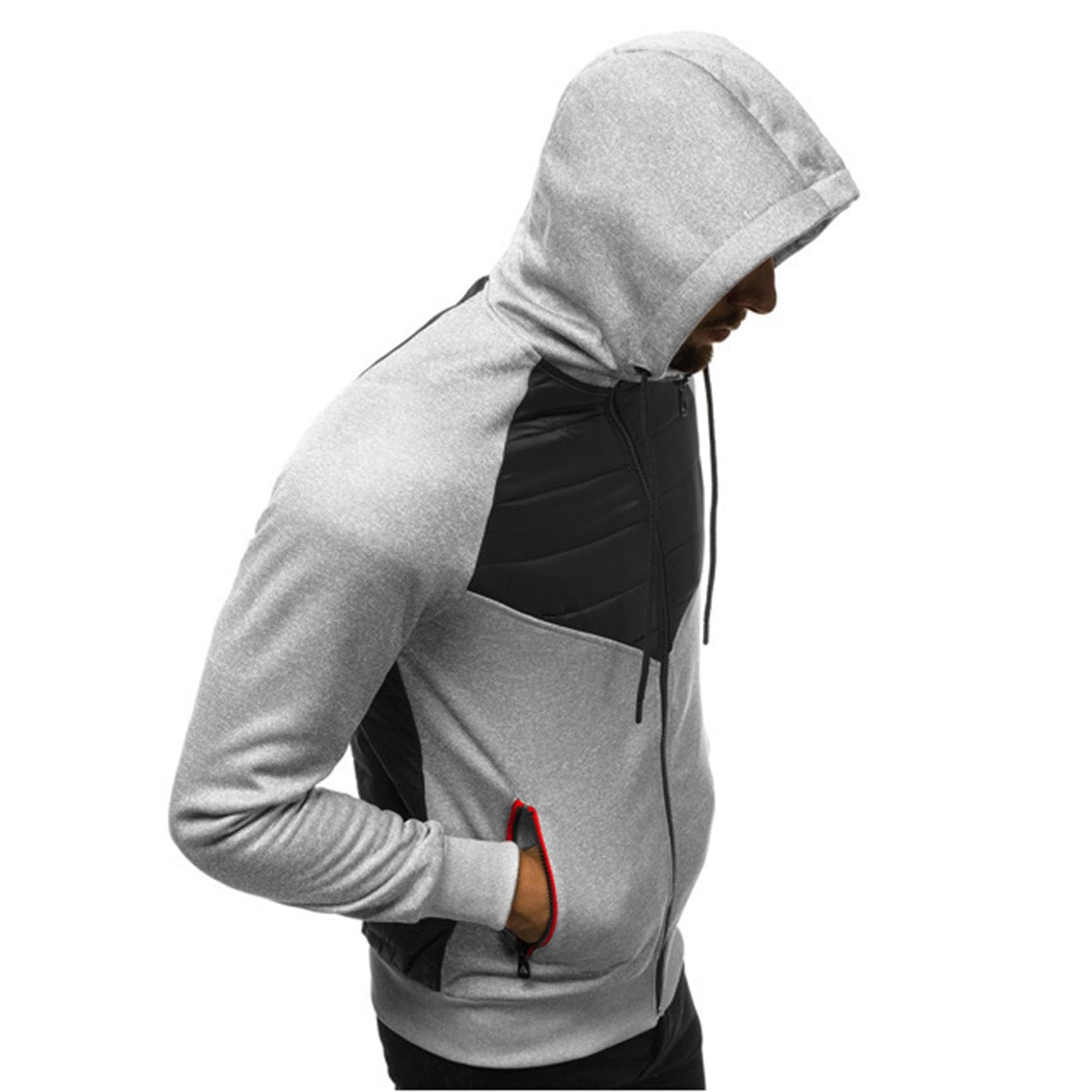 Herren-Daunen-Kapuzenpullover for Scania, lässige Jogging-Streetwear, weiche Strickjacken mit Reißverschluss, Jacken, Bequeme Mäntel