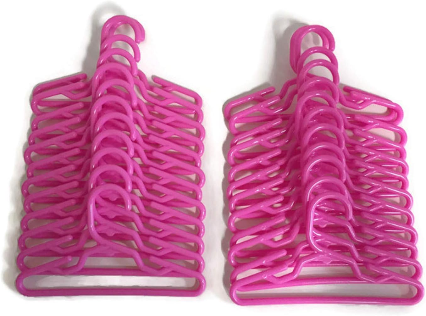 24 Pink Hangers(2 Dozen) for 14 inch Doll Clothes