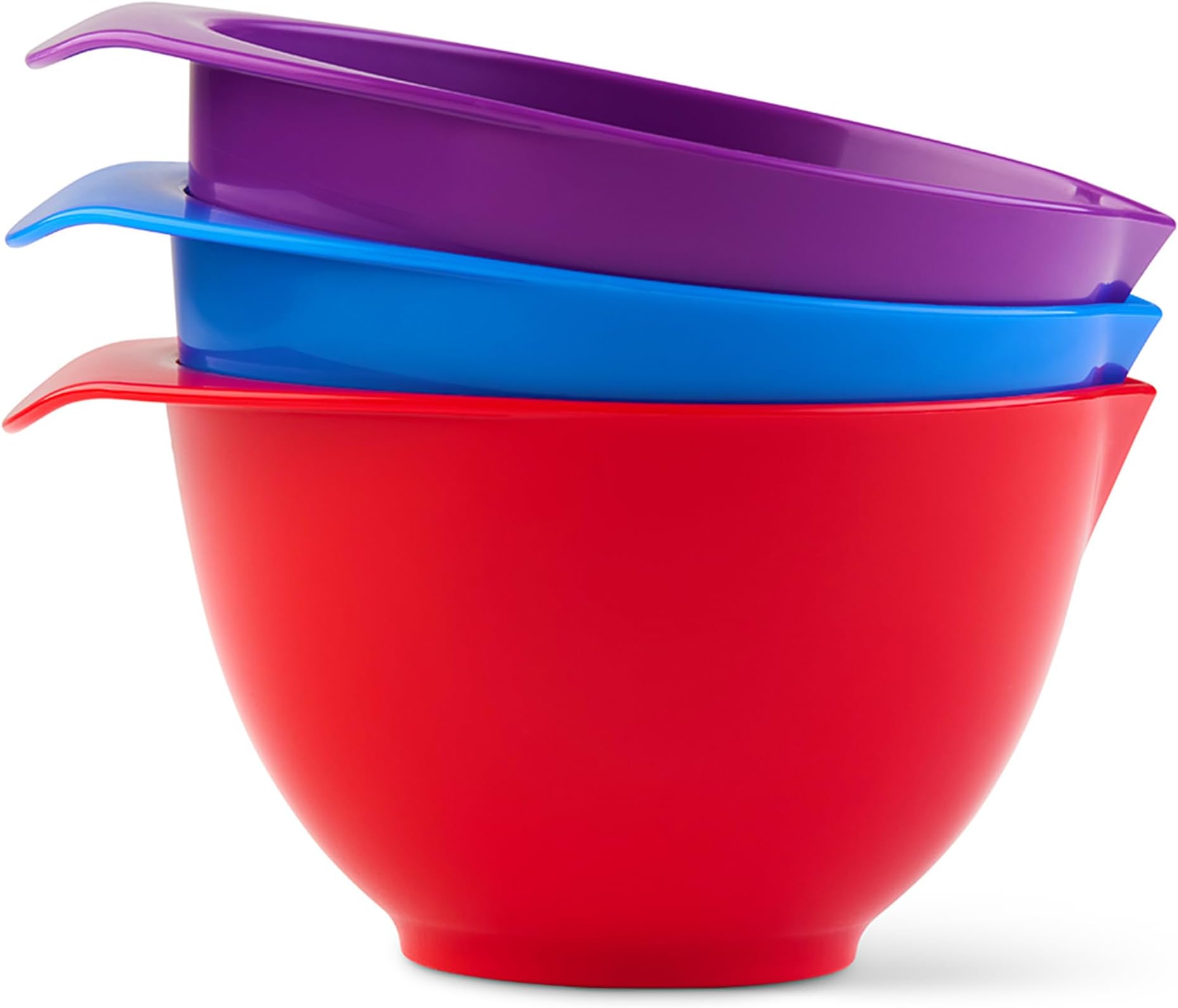 WePrep - Colourful Bowl Set - Meal Prep, Mixing, Serving, Baking, Salads, Sauces & Snacks - 3 x 1.75-2l