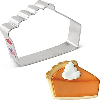 Pumpkin Pie Slice Cookie Cutter 4.5" Made in USA by by Ann Clark Cookie Cutters